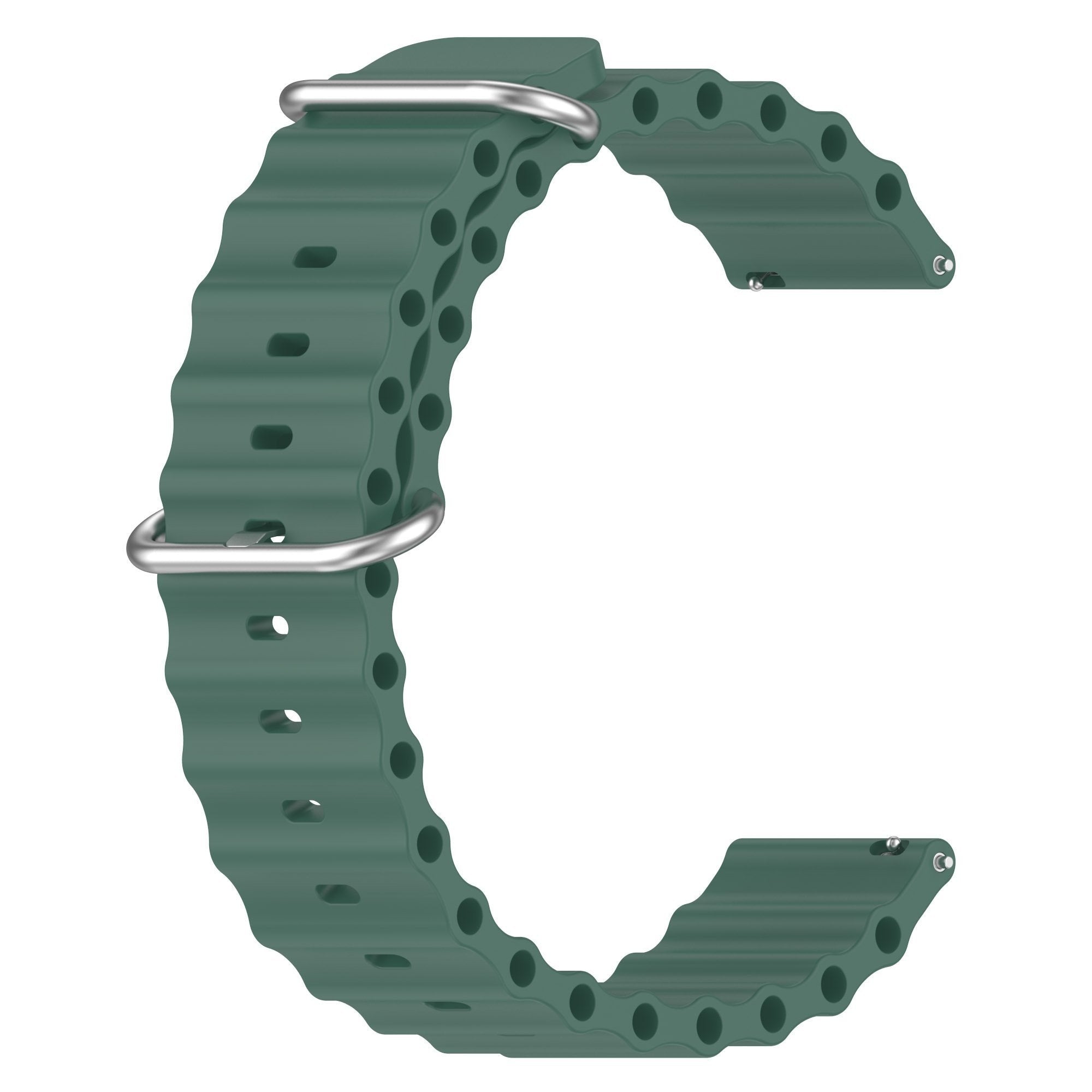 Correa Ocean Huawei Watch GT 5 46mm (verde oscuro)