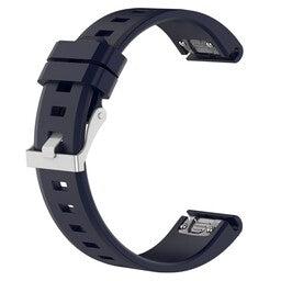 Correa silicona lustroso Garmin Instinct E - 45mm (azul oscuro)
