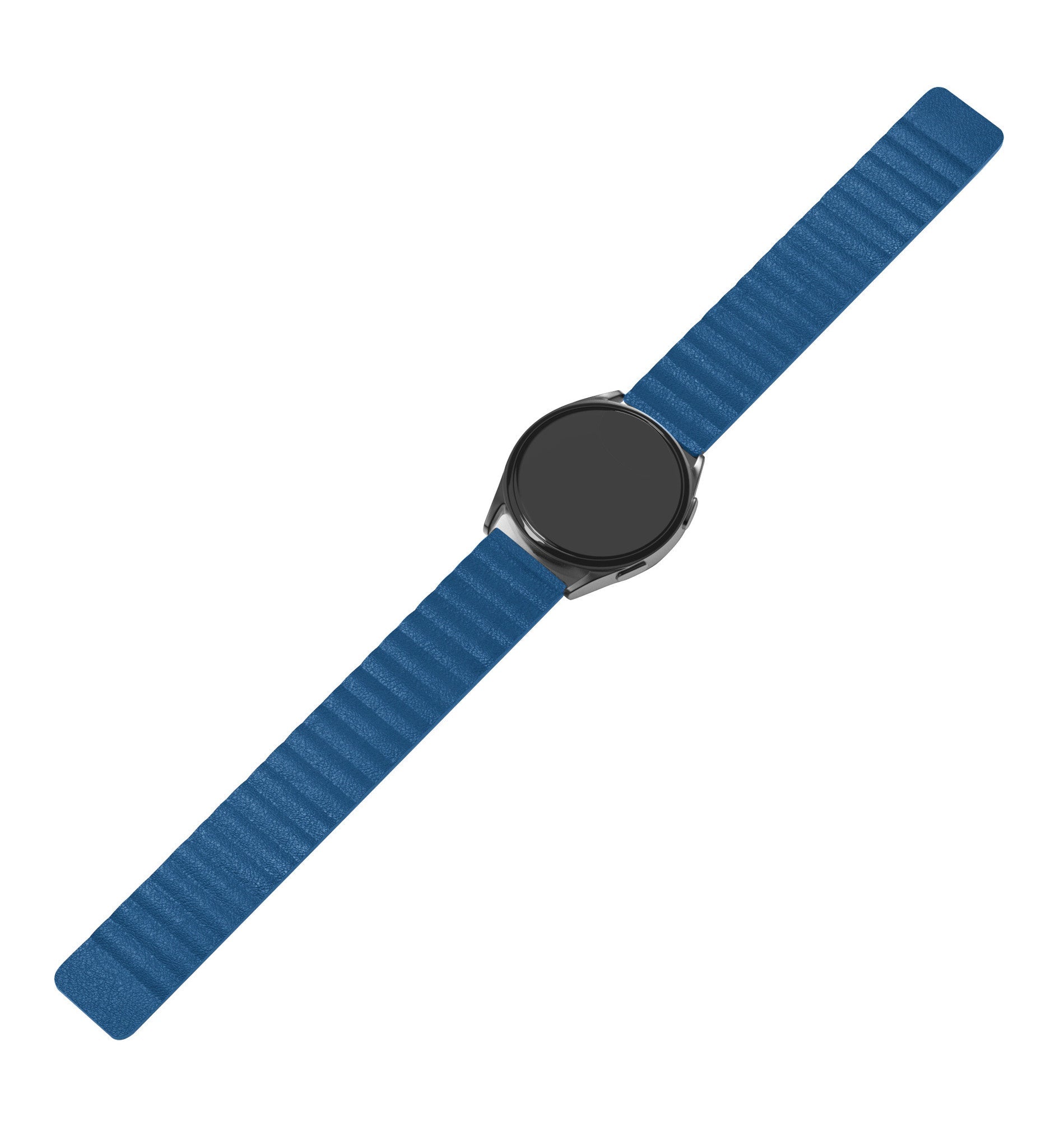 Coros Apex 42mm Leather Loop Strap (Dark Blue)