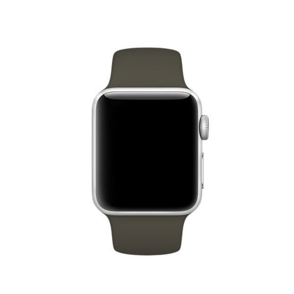 donkergroen-silicone-apple-watch-bandje