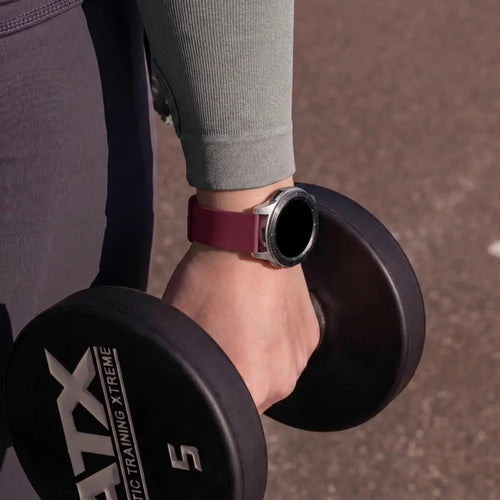 Samsung Galaxy Watch 7 - 44mm sport bandje (bordeaux)