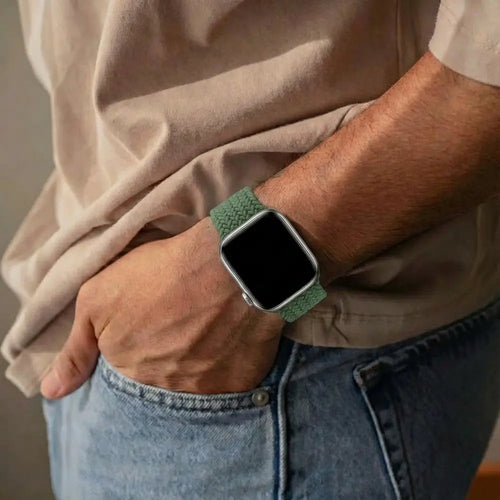 Apple Watch Braided Nylon Strap (Green)
