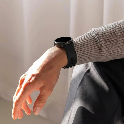 Bandz Bracelet silicone 'Classic' Garmin Venu 3s (noir)