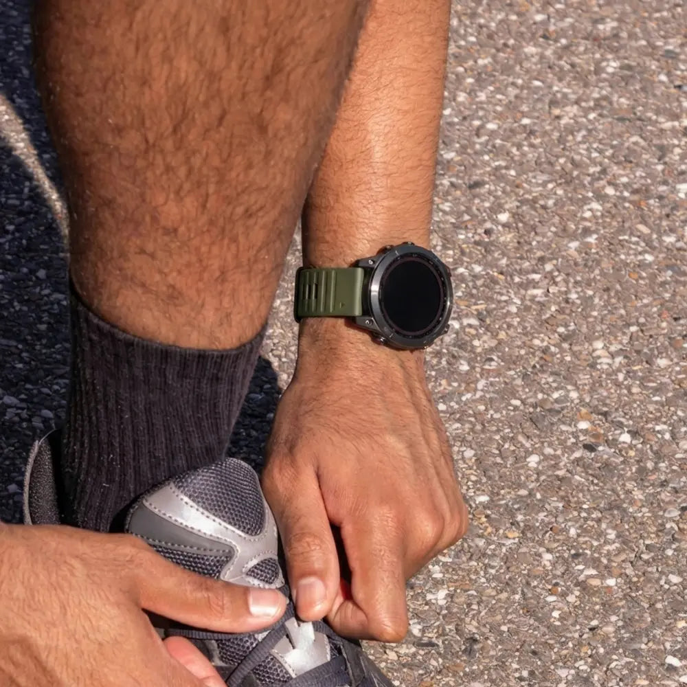 Garmin Forerunner 965 Outdoor Silicone Strap (Army Green)