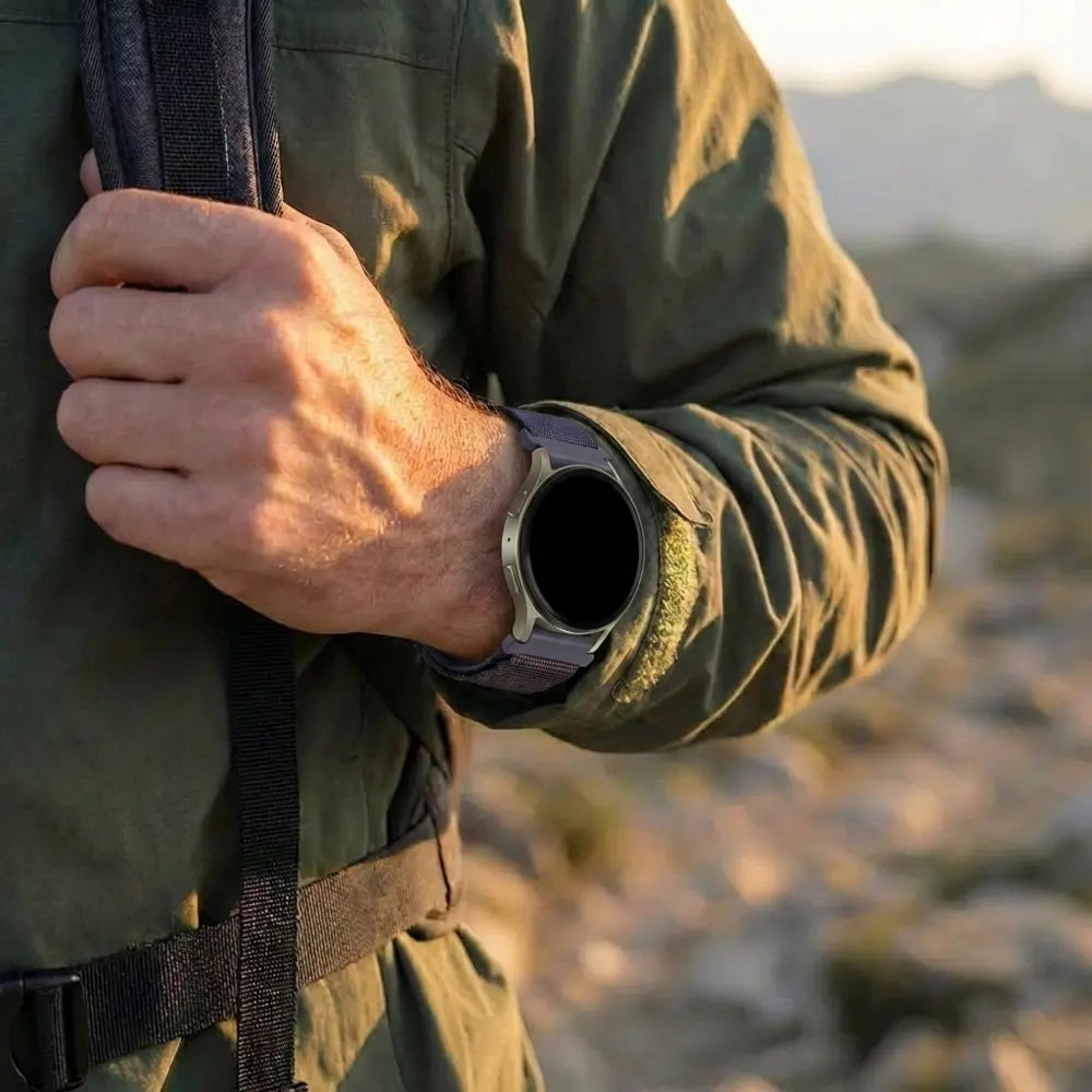 Bandz Amazfit Active 3 Premium Alpine Strap (Indigo)