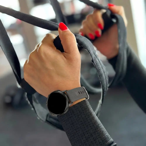 Bandz Correa silicona 'Deluxe' Garmin Venu 2s (gris oscuro)