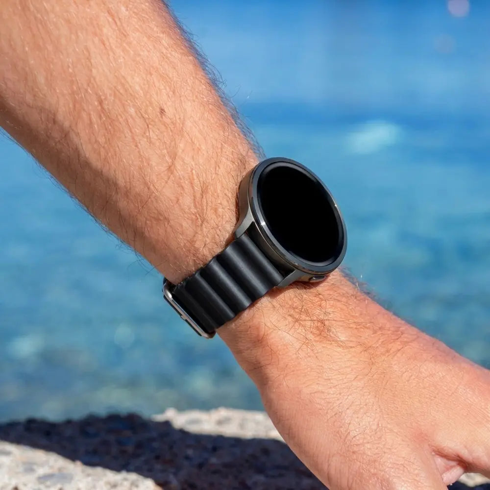 Bandz Garmin Vivoactive 6 Ocean Strap 'Classic' (Black)