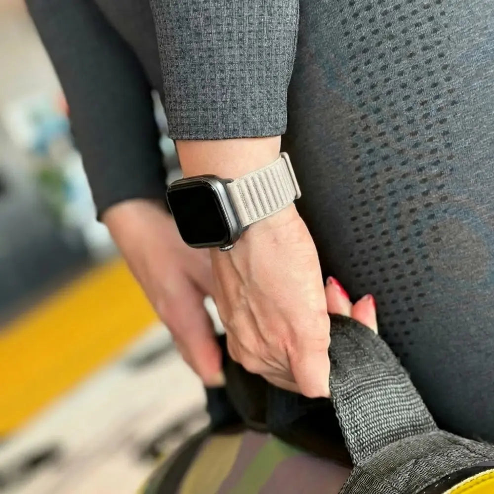 Huawei Watch Fit 4 Pro Nylon Wave Strap (Starlight)