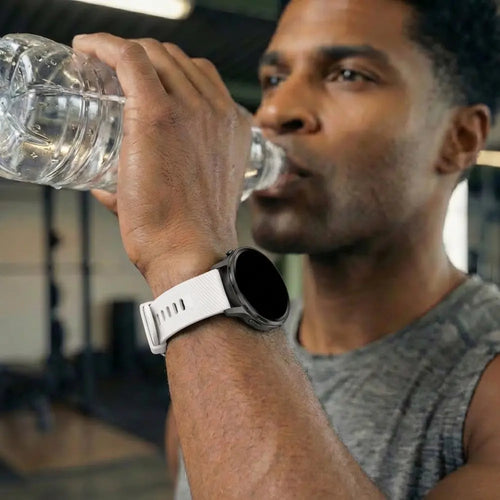 Bandz Correa silicona 'Deluxe' Garmin Venu 3s (blanco)