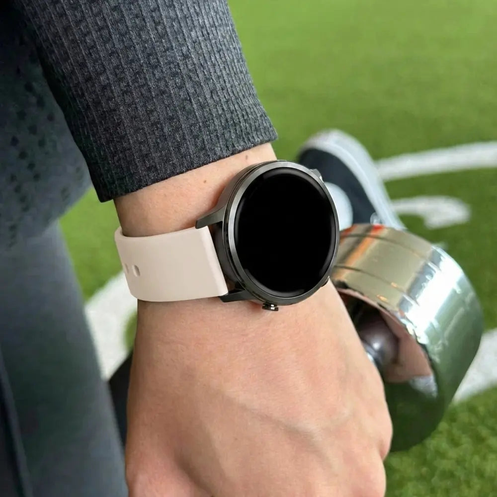 Bandz Correa deportiva 'Deluxe' Garmin Forerunner 55 (blanco estrella)