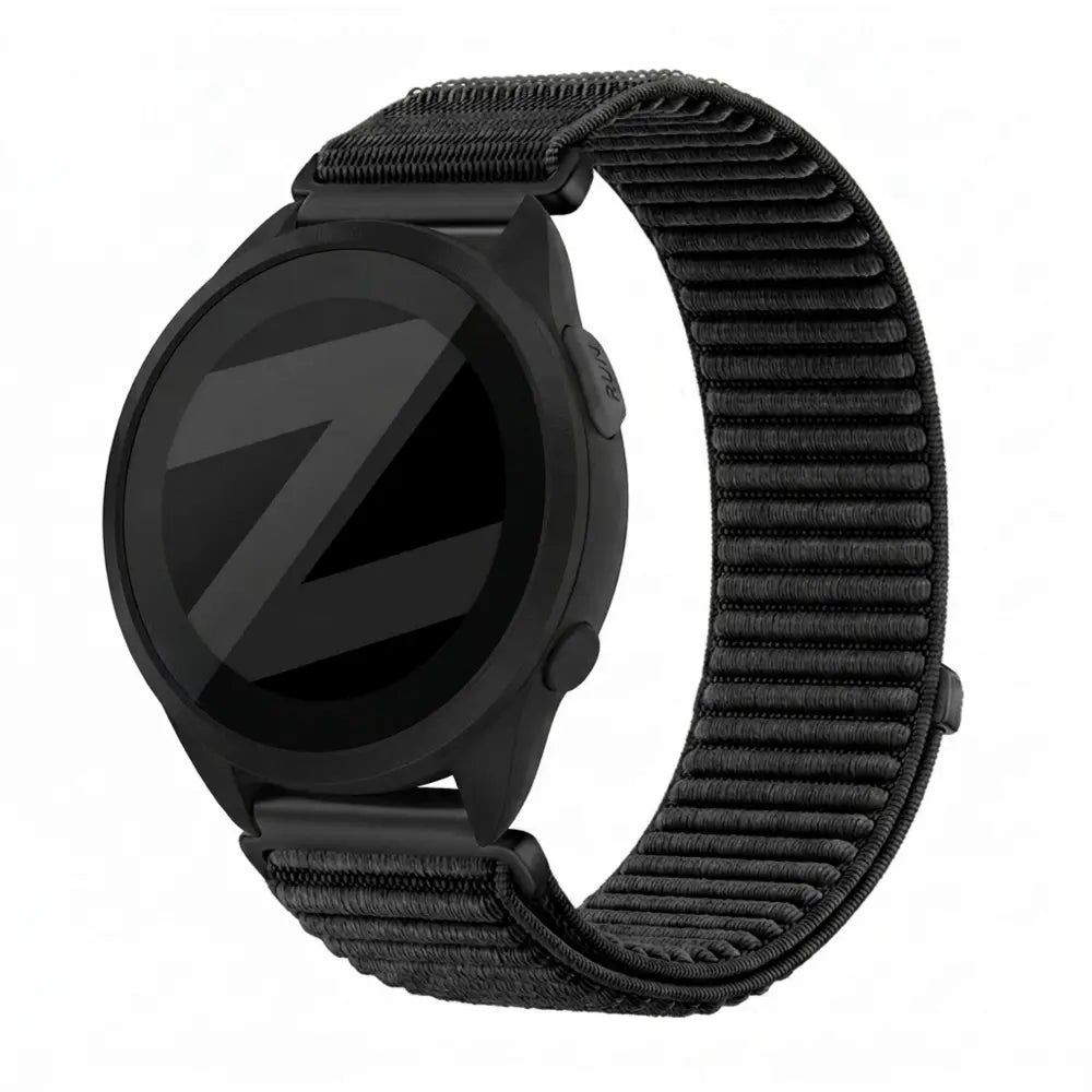 Bandz Garmin Forerunner 165 Nylon Strap 'Wave' (Black)