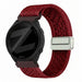 Bandz Garmin Forerunner 165 vintage nylon band (wijnrood)
