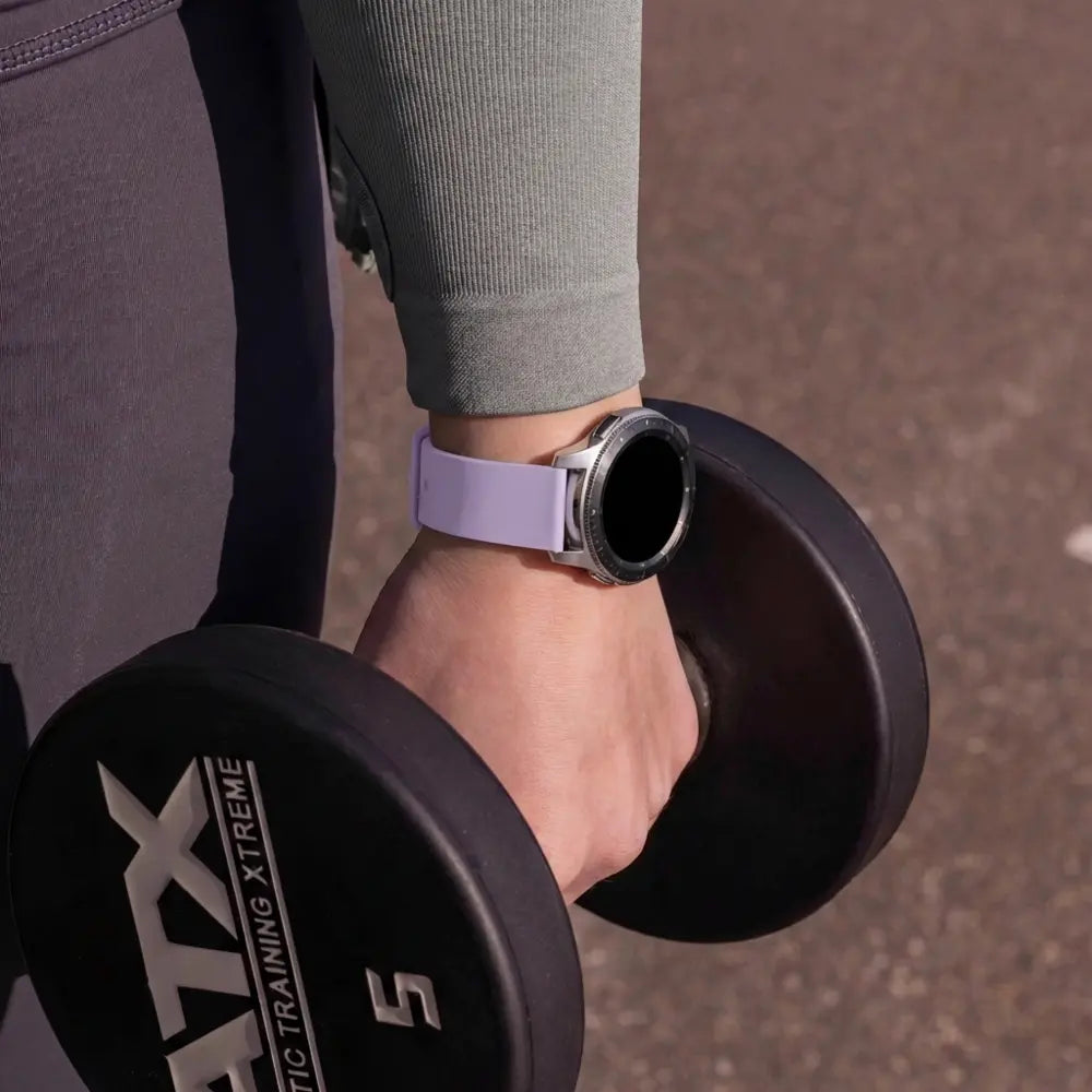 Samsung Galaxy Watch 7 - 44mm sport bandje (lichtpaars)