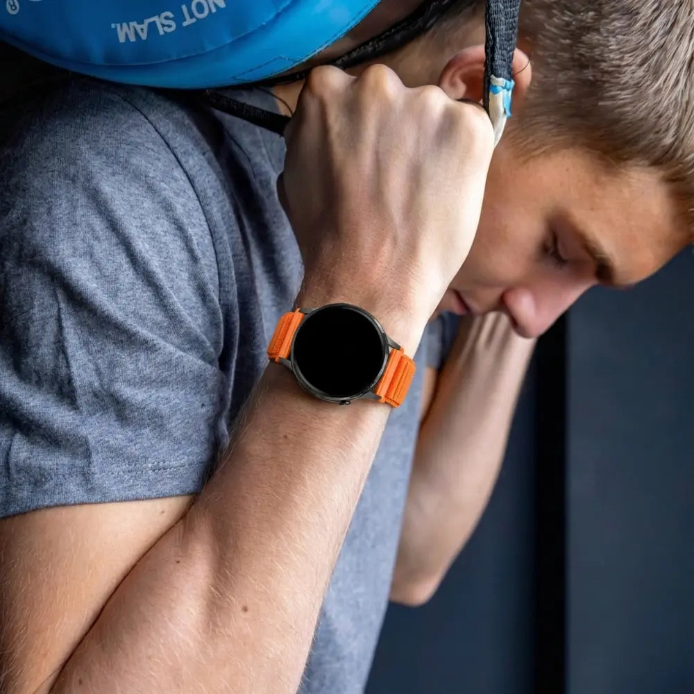 Bandz Correa nylon 'Wave' Garmin Venu 2 Plus (naranja)