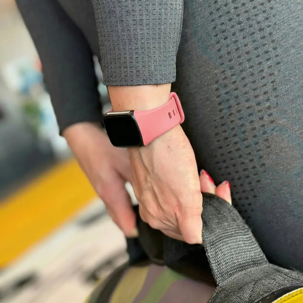 Fitbit Charge 6 Silicone Strap (Pink)