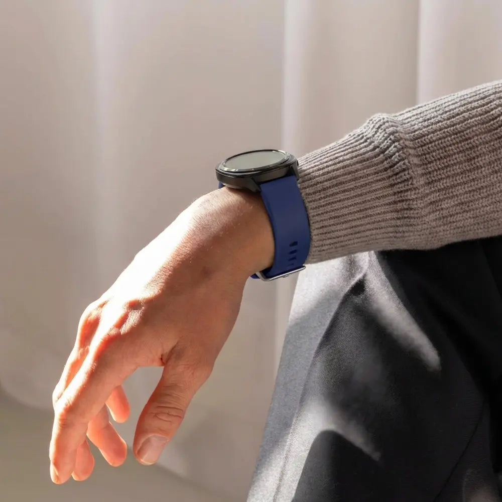 Bandz Garmin Venu 2s Silikonarmband 'Classic' (Dunkelblau)