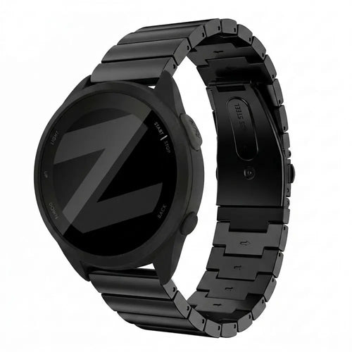 Bandz Garmin Forerunner 165 Steel Strap 'One Bead' (Black)