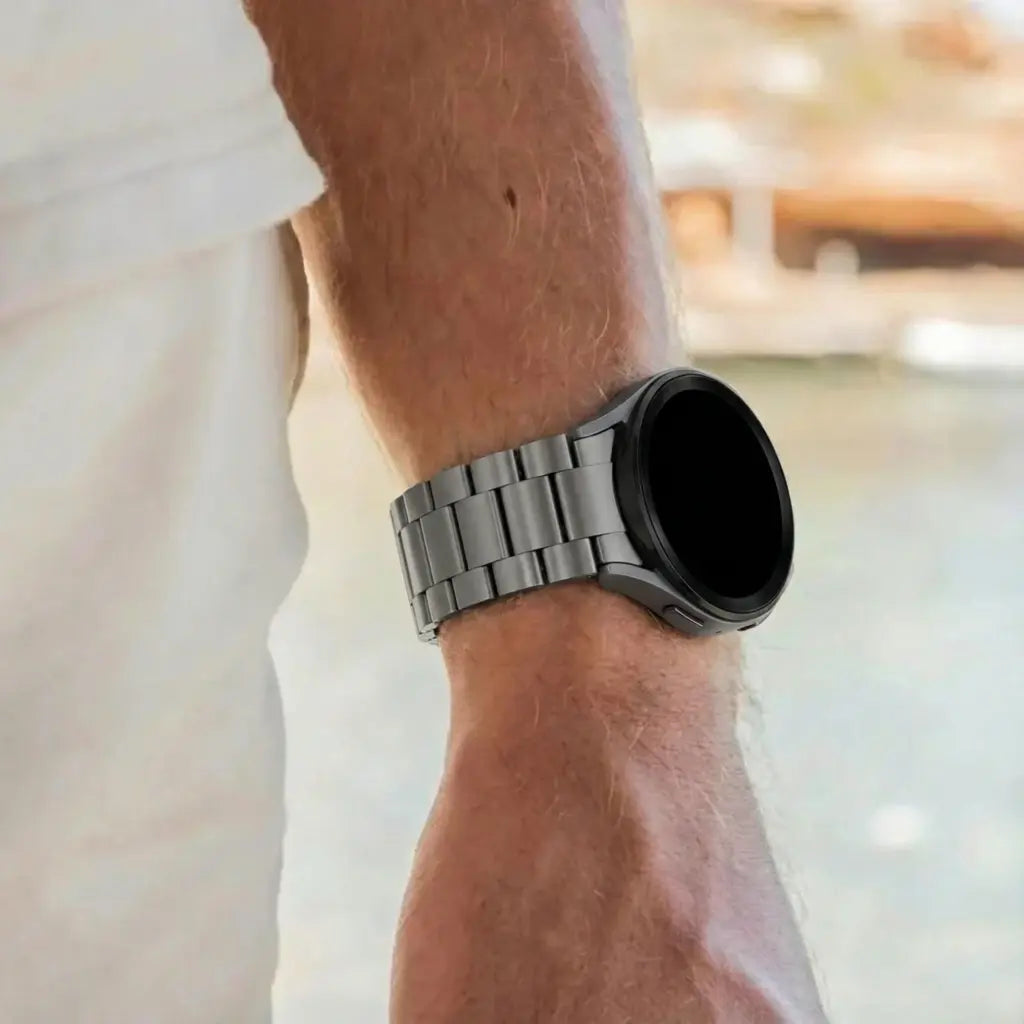 Bandz Samsung Galaxy Watch 5 Pro Titanium Strap 'Classic' (Graphite)