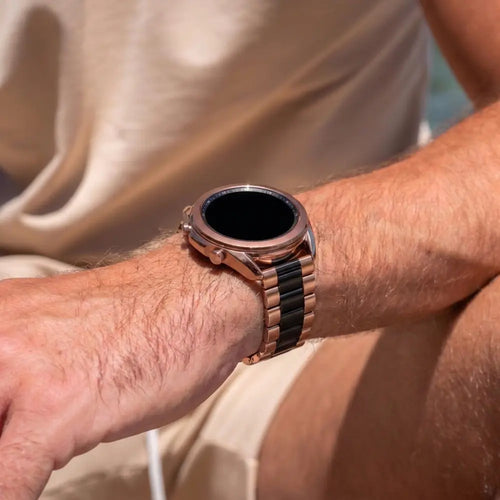 Samsung Galaxy Watch 3 41mm Steel Strap (Rose Gold-Black)