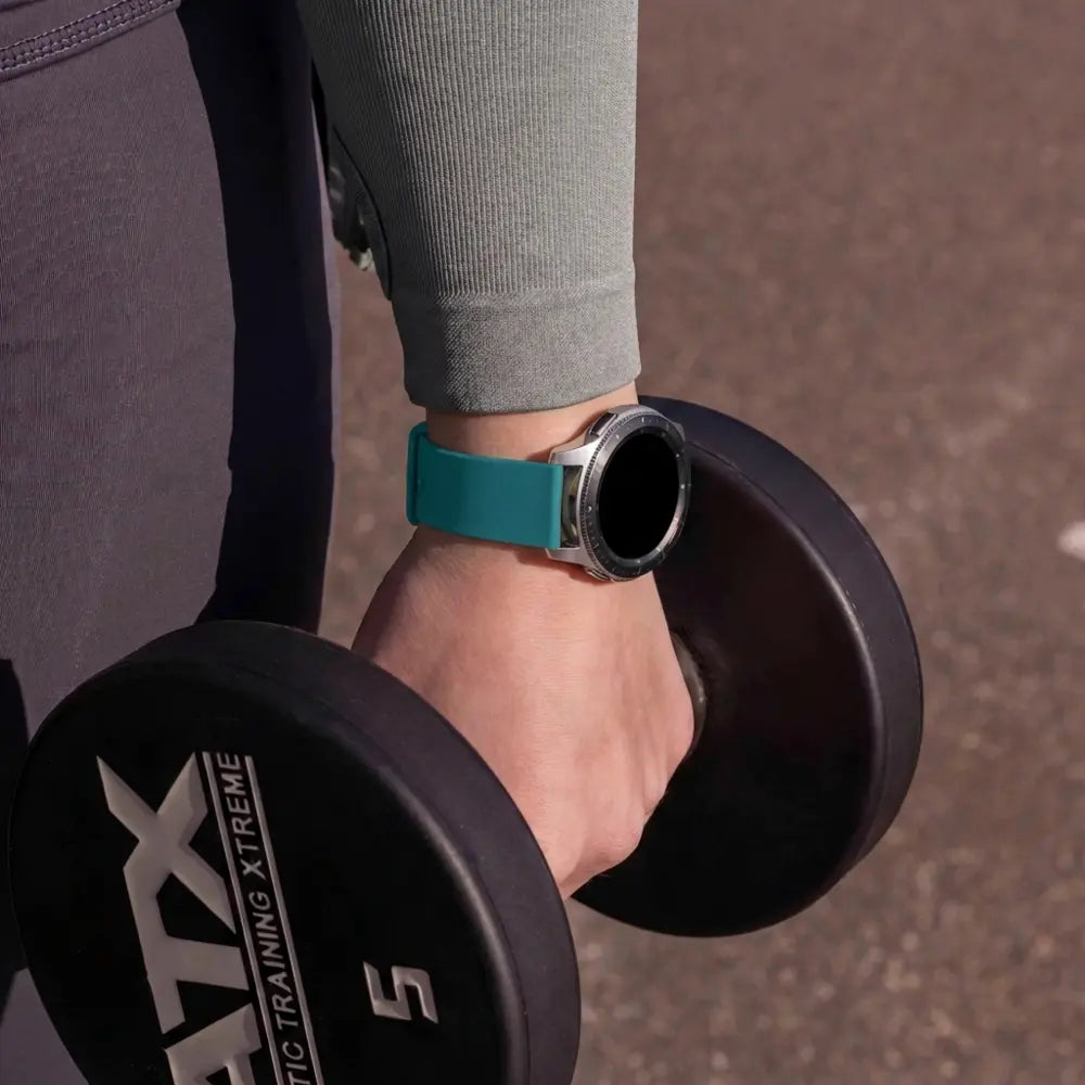 Samsung Galaxy Watch 7 - 44mm sport bandje (groen-blauw)