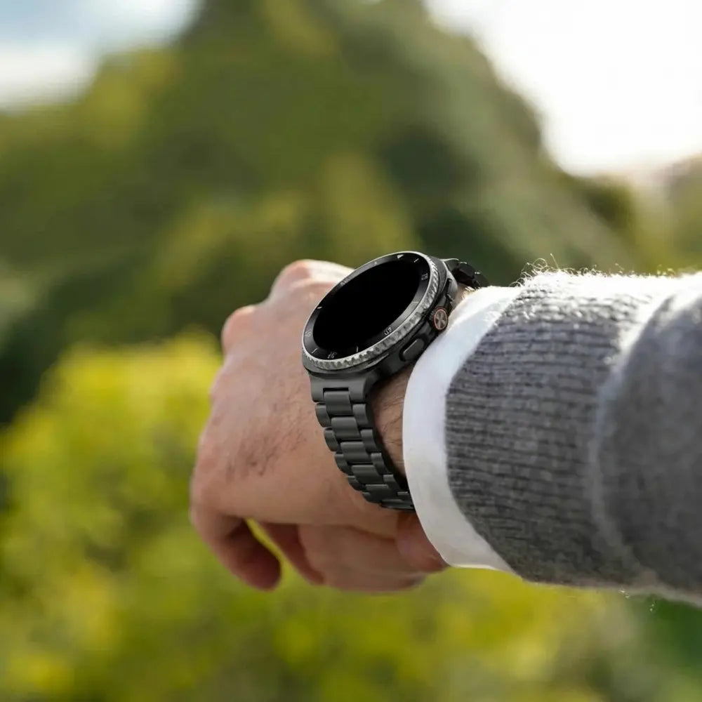 Bracelet acier Samsung Galaxy Watch 8 - 44mm (noir)