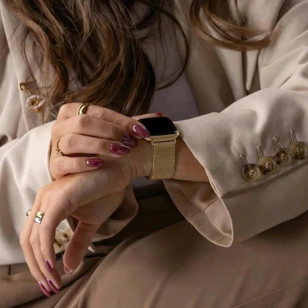 Fitbit Versa-Versa 2 Milanese Strap (Gold)