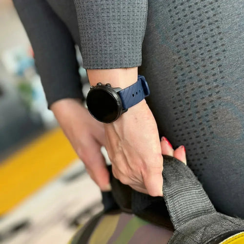 Suunto 9 (Baro) siliconen bandje (donkerblauw)