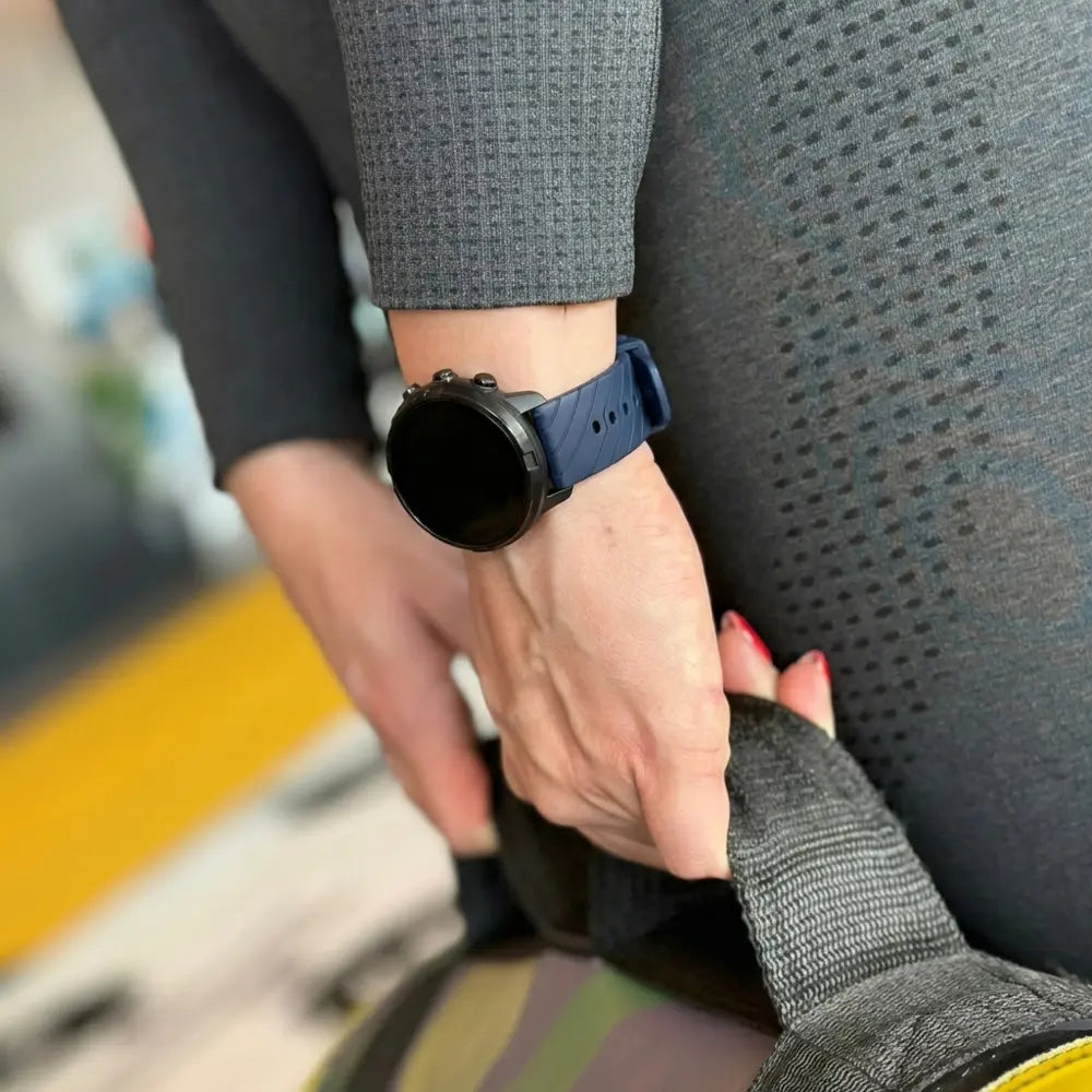Suunto 9 (Baro) siliconen bandje (donkerblauw)
