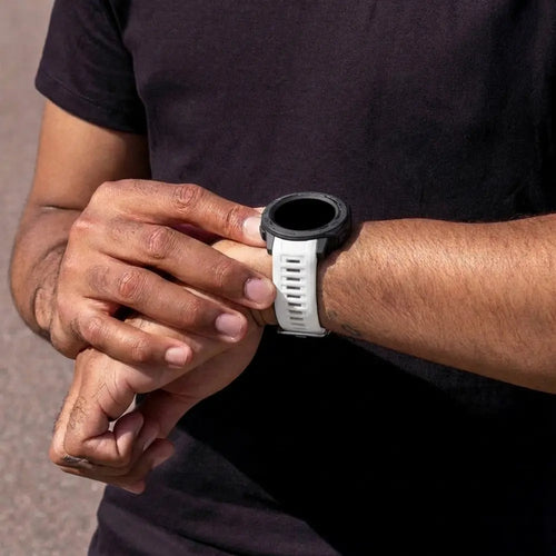 Garmin Instinct 2s Silicone Strap (White)