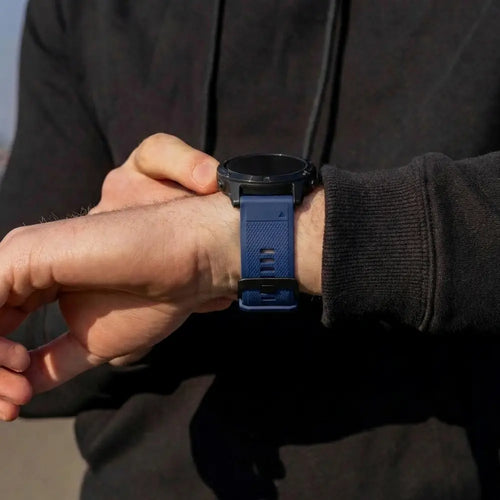 Garmin Forerunner 965 Silicone Strap (Dark Blue)