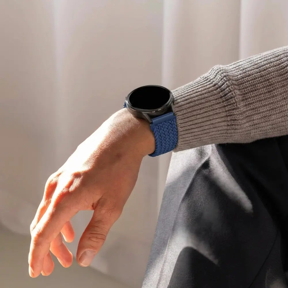 Bandz Garmin Bounce 2 Braided Strap 'Parachute' (Blue)