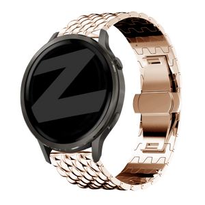 Bandz Garmin Forerunner 70 Stahlarmband 'Dragon' (Roségold)