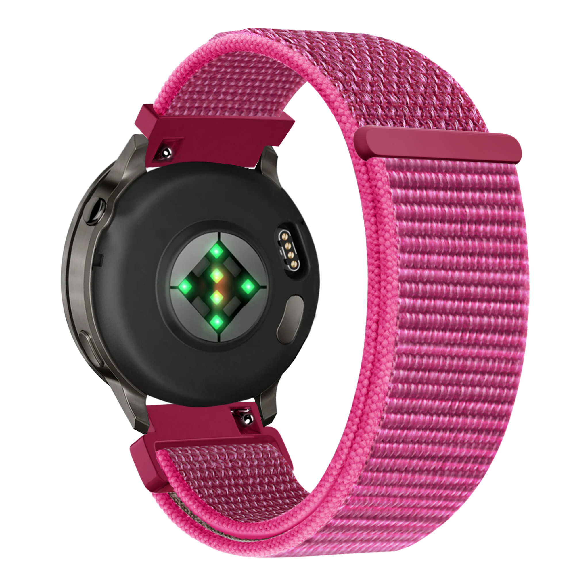 Bandz Garmin Forerunner 170 Nylon Loop Armband (Dragonfruit)
