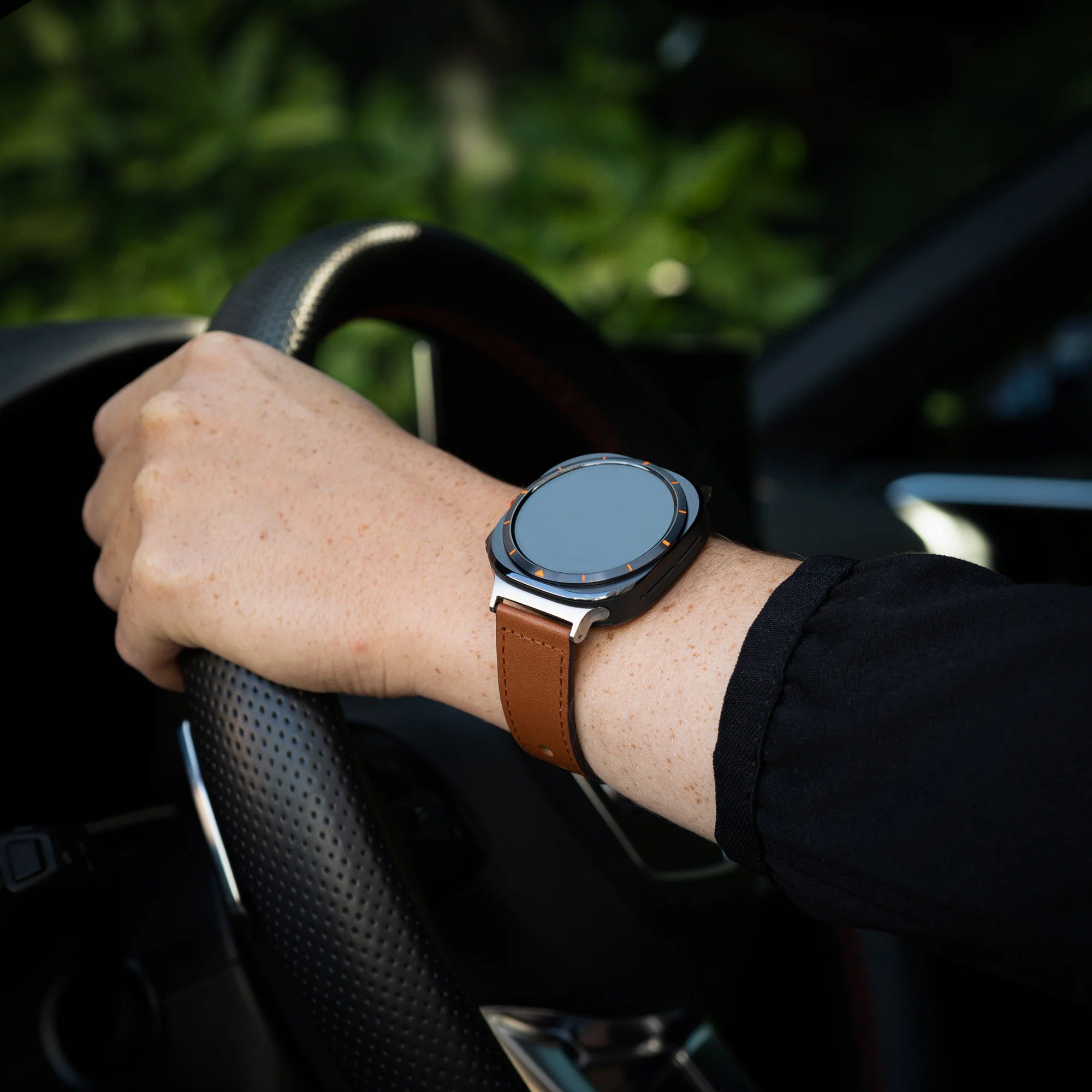 Samsung Galaxy Watch Ultra Lederarmband (Braun)