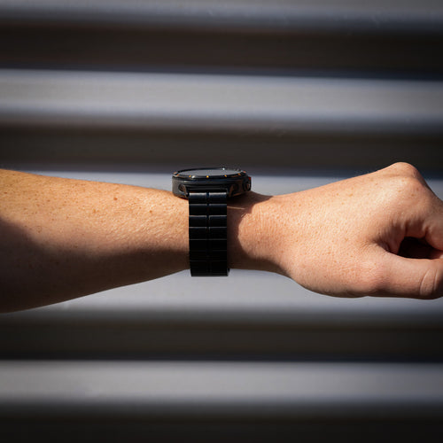 Samsung Galaxy Watch Ultra luxe metalen band (zwart)
