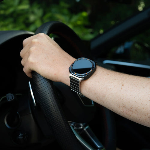 Samsung Galaxy Watch Ultra luxe metalen band (zilver)