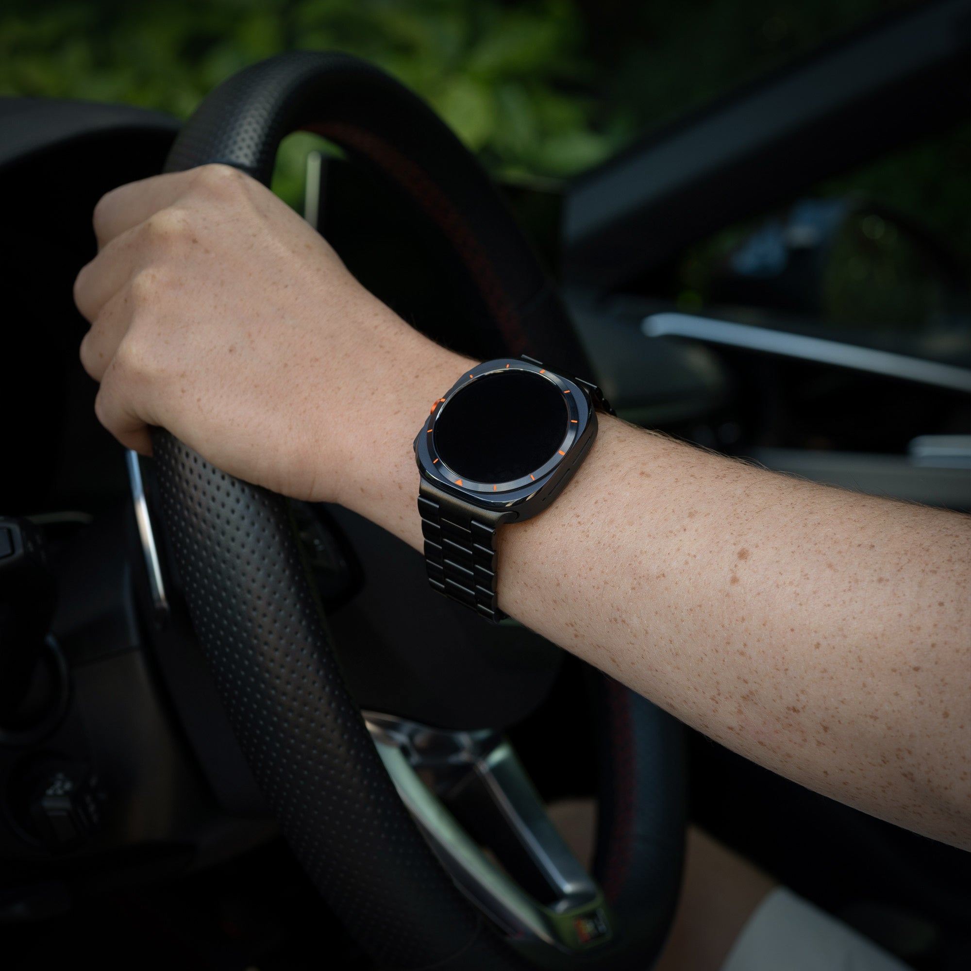 Correa acero Samsung Galaxy Watch Ultra (negro)