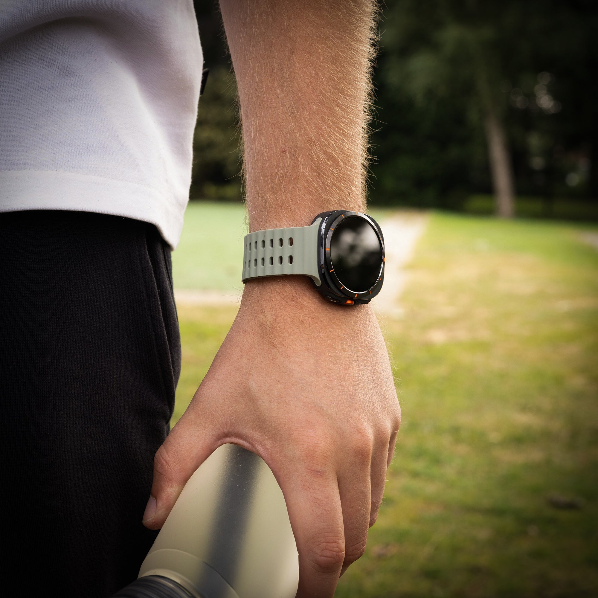 Samsung Galaxy Watch Ultra Ocean Armband (Grau-Grün)