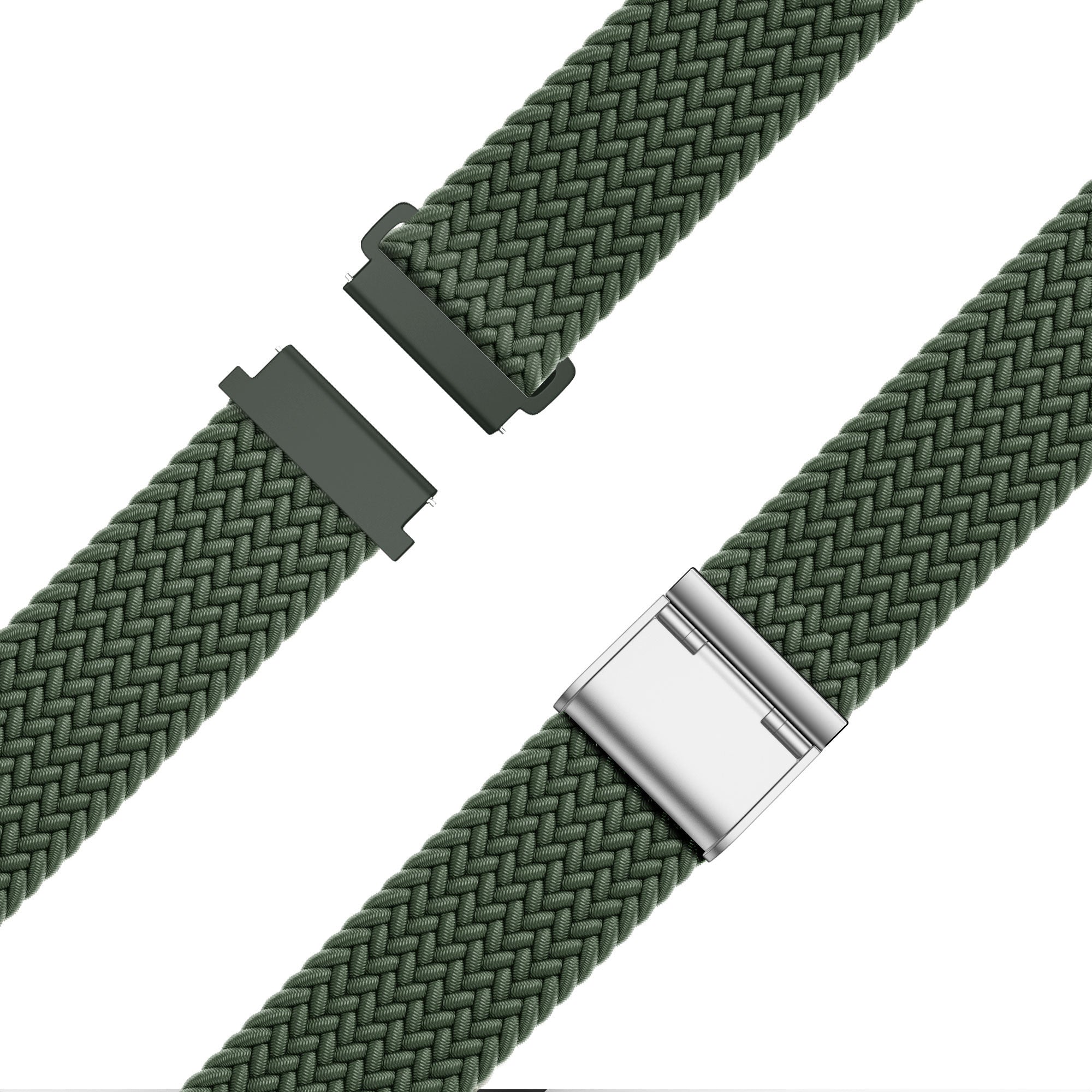 Bandz Watch GT 5 - 46mm Woven Nylon Strap (Olive Green)