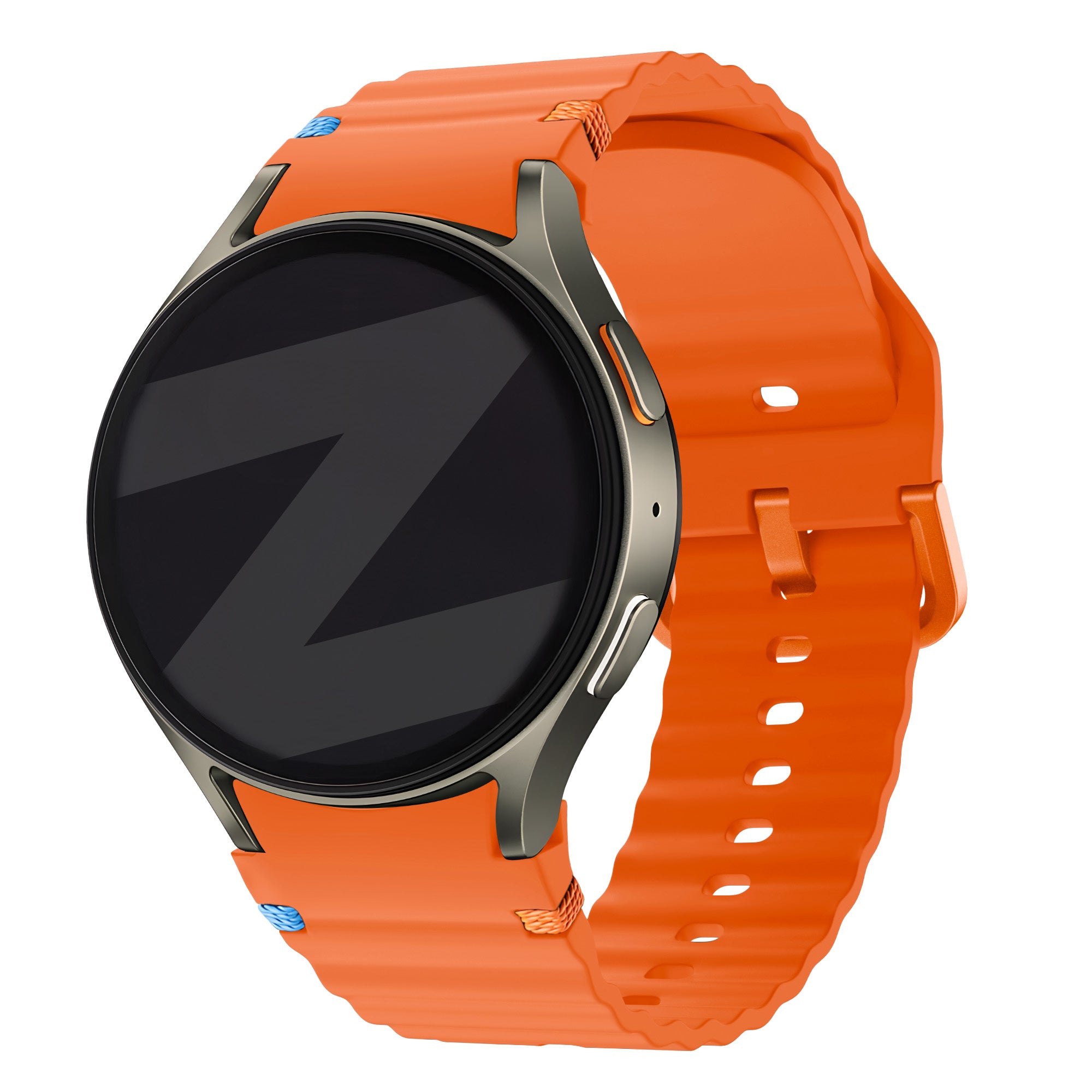 Bandz Correa Wave 'Easy Fit' Samsung Galaxy Watch 4 40mm (naranja)