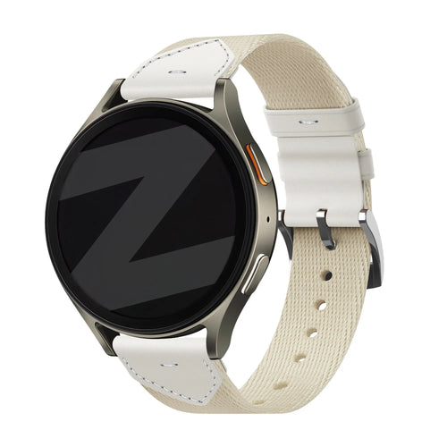 Bandz ICE Smart SQ 2.0 Square 1.70 Leather Hybrid Strap 'Easy fit' (Starlight)