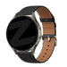 Bandz Samsung Galaxy Watch 42mm Leather Strap 'Easy Fit' (Black)