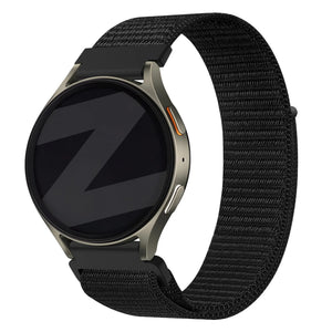Bandz Levowatch Edgy Nylon Strap 'Easy Fit' (Black)