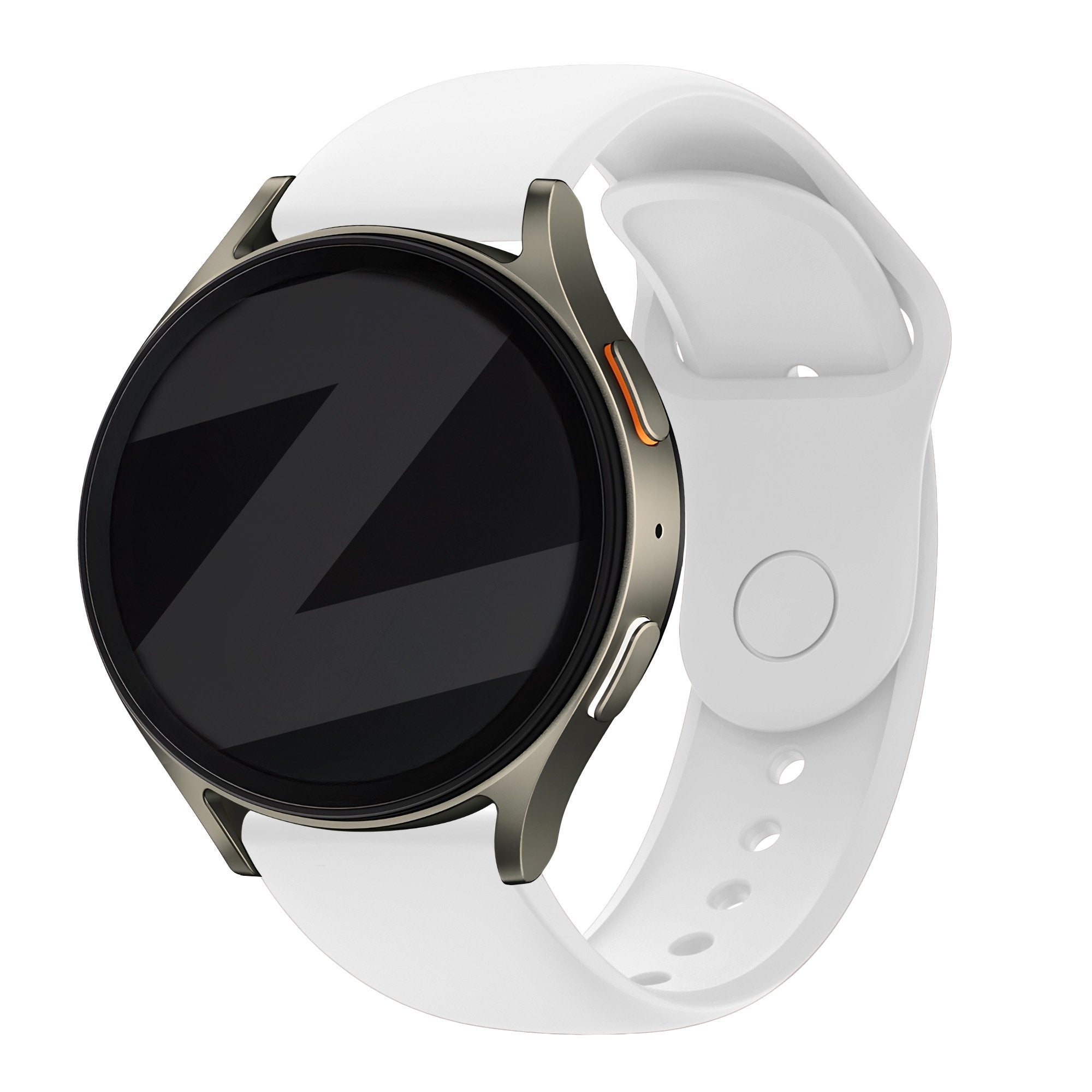 Bandz Samsung Galaxy Watch 4 - 44mm Sport Strap 'Easy Fit' (White)
