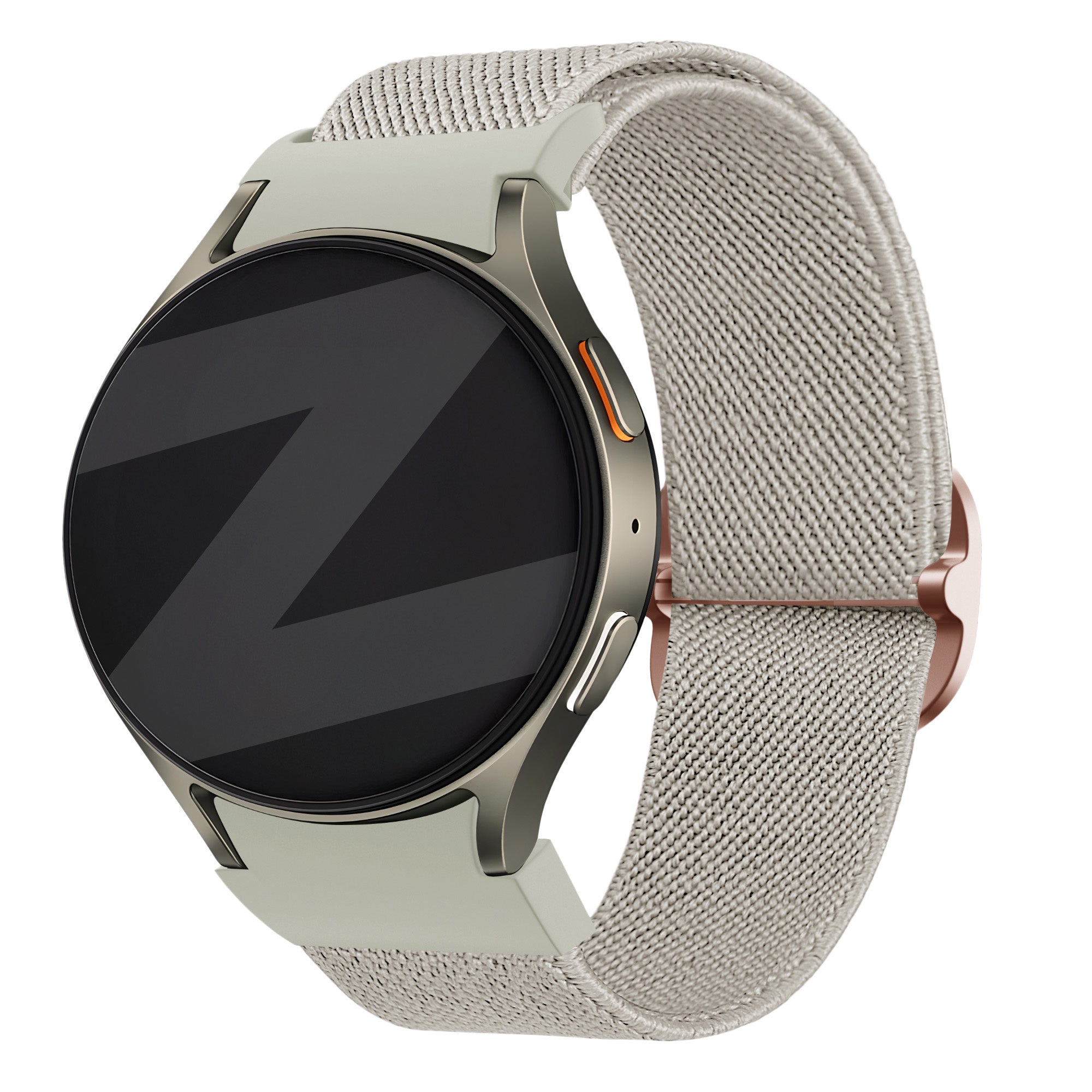 Bandz Samsung Galaxy Watch 4 44mm Elastic Strap 'Easy Fit' (Beige)