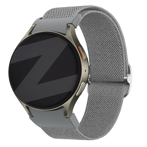 Bandz Samsung Galaxy Watch 6 Classic - 43mm Elastisches Armband 'Easy Fit' (Grau)