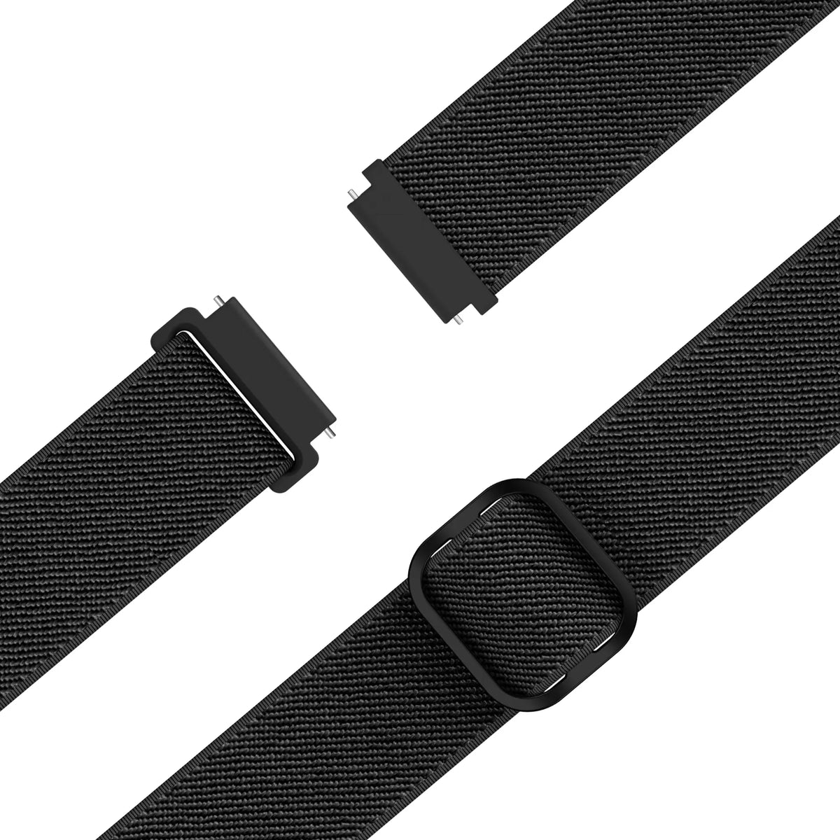 Bandz Oppo Watch X2 Mini Elastic Strap (Black)