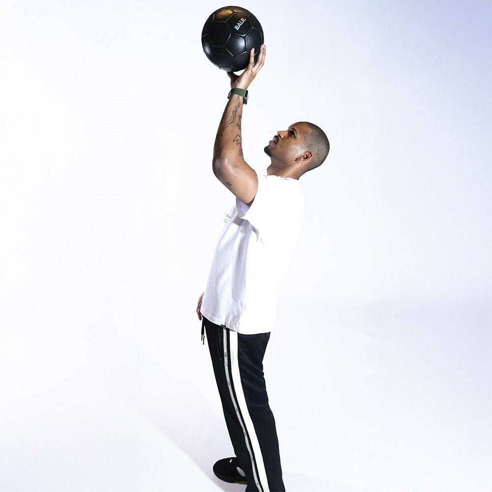 Balr. Apple Watch Ultra flüssiges Silikonarmband (Grün/Silber)