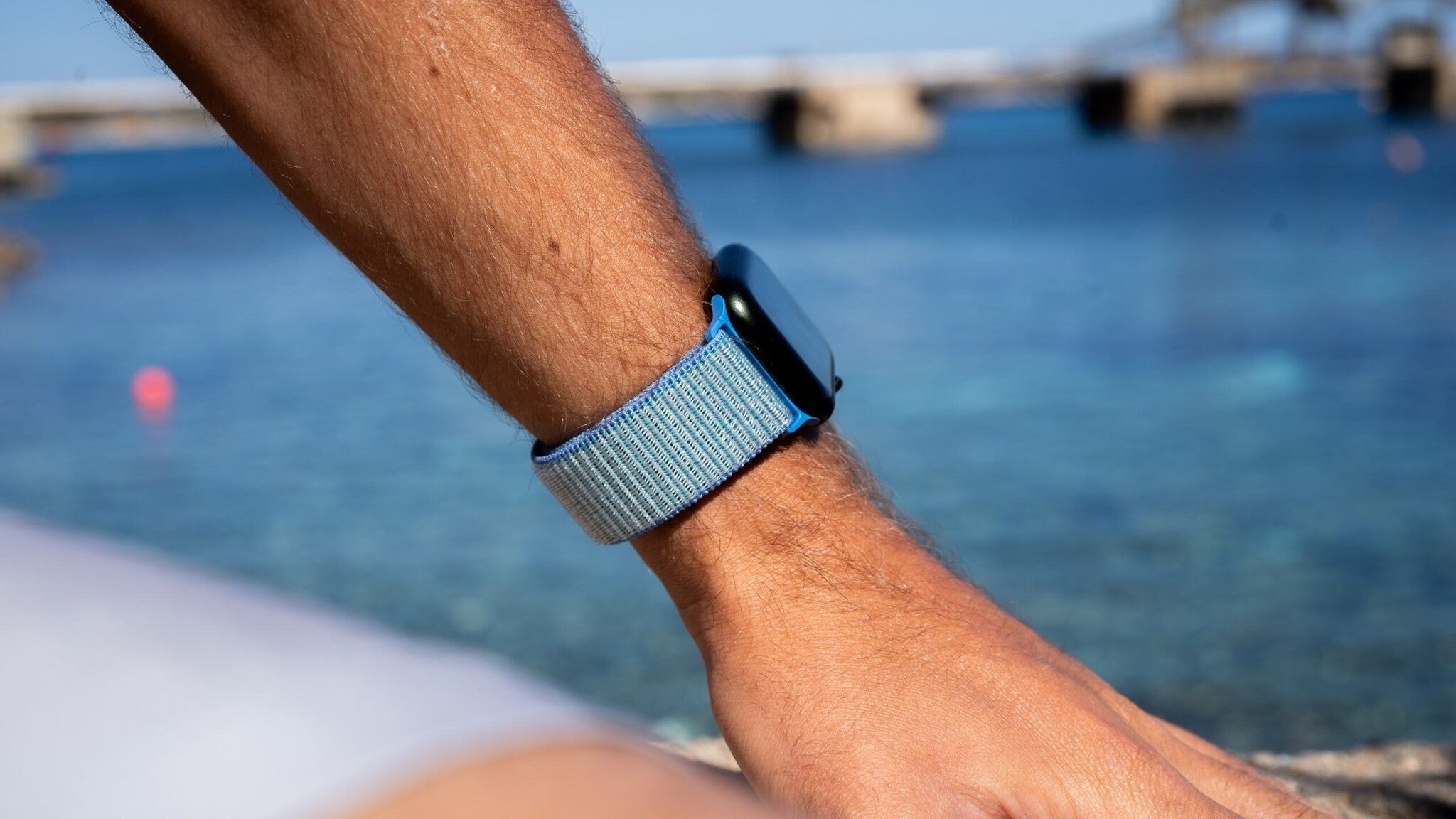 Correa nylon OnePlus Watch 3 - 43mm (azul)