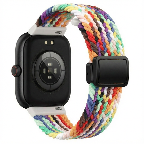 Correa trenzada con hebilla-D Xiaomi Smart Band 10 Pro (arcoíris)
